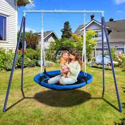 outdoor baby swing with stand